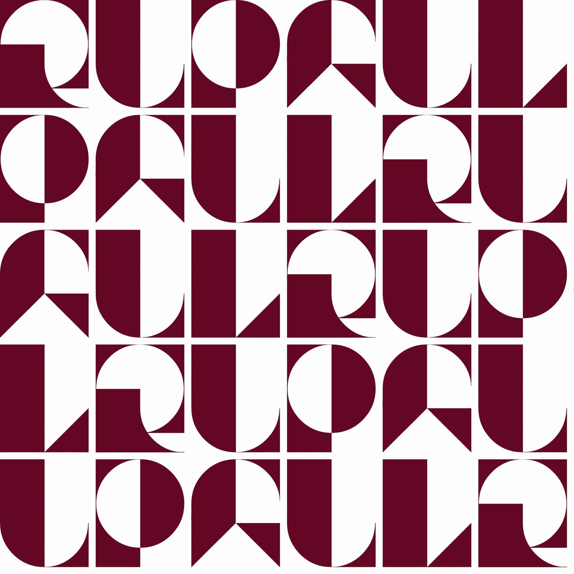 RuPaul RuDeco Oxblood Red Peel & Stick Wallpaper